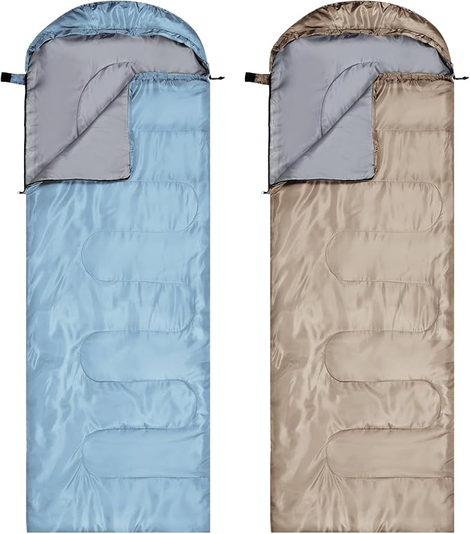 Tudomro Camping Sleeping Bag for Adults Lightweight Packable Waterproof Camping Gear Equipment to Keep Warm for Outdoor Backpacking Hiking Travel