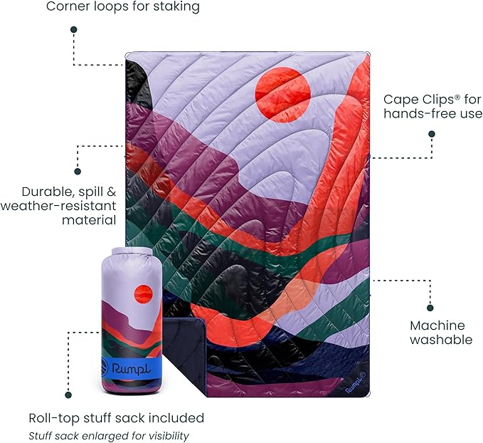 Original Puffy Blanket - Valley Dusk