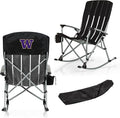 Picnic TIME NCAA Unisex-Adult NCAA Outdoor Rocking Camp Chair XL Heavy Duty Camping Chair for Adults