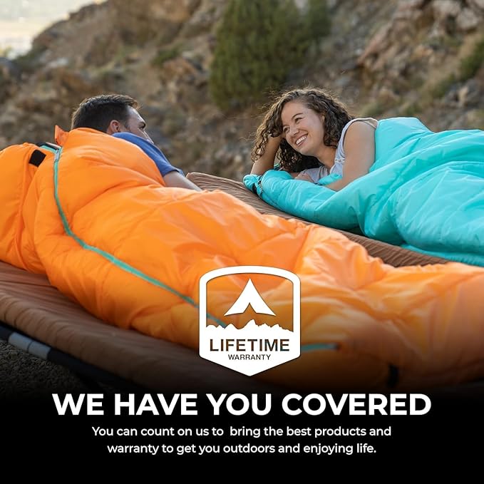 Teton Celsius Regular 25F 20F 0F Degree Sleeping Bags All Weather Bag for Adults and Kids Camping Made Easy and Warm Travel Sack Included
