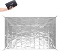 Naturehike Aluminum Foil Foldable Picnic Blanket Ultralight Ground Sheet Mat Waterproof Camping Tarp Sleeping Pad for Outdoor PicnicCampingBeaches Storage Bag Included (102.36×155.51)