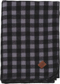 Stormy Kromer Plaid Wool Blanket Black/Gray Plaid One Size
