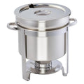 Winco 211 Stainless Steel Marmite Soup Chafer 11qt Round W/ Cover &amp Fram