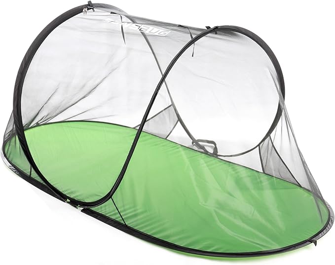 SANSBUG Bug Tent for One Person (Instant Pop up Strong No-See-um Mesh Poly Floor)
