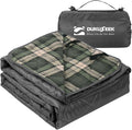 DUKUSEEK Waterproof Stadium Blanket Hooded Outdoor Blankets Waterproof Windproof for Cold Weather Emergency Warm Blanket with Quilted Cotton and Thick Fleece for Picnic Camping Outdoor Sports…
