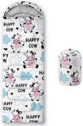 QOOMO Axolotl Cute Camping Sleeping Bags3 Season Warm &amp Cool WeatherLightweightWaterproof Sleeping Bags for Adults &amp KidsTravelingand Outdoors