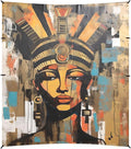 Camping Sun Shelters Ancient Egypt Woman Beach Canopy 126 * 110.2in