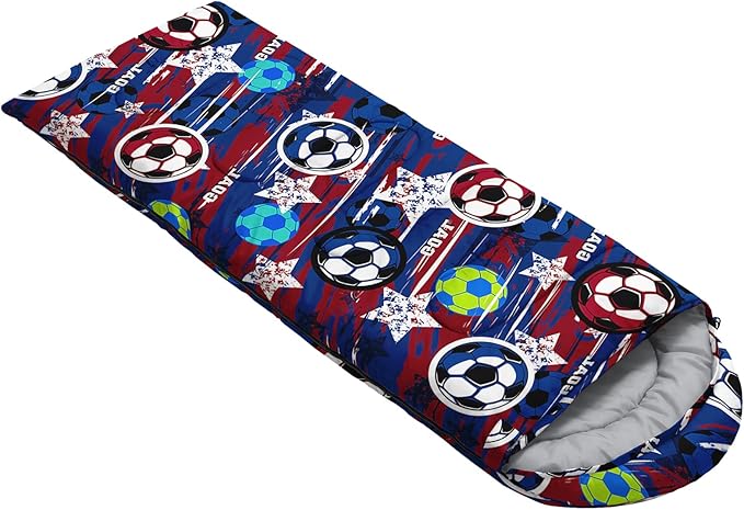 QOOMO Camping Sleeping Bags3 Season Warm &amp Cool WeatherLightweightWaterproof Sleeping Bags for Adults &amp KidsTravelingand OutdoorsCamping Gear Equipment