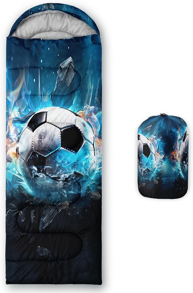 Sea Turtle Sleeping Bag for Kids Boys GirlsOcean Themed Camping GearWaterproof Compact Sleeping Bag for Camping Backpacking Outdoor Hiking.