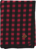 Stormy Kromer Plaid Wool Blanket Red/Black Buffalo Plaid One Size