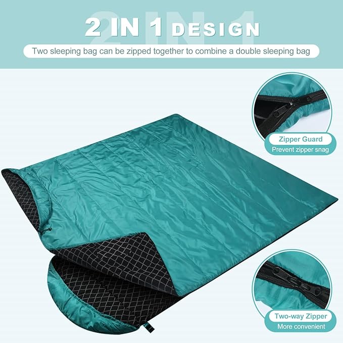 AGEMORE Cotton Flannel Sleeping Bag for Adults Lightweight XXL Cotton Sleeping Bag for Camping Backpacking or Hiking Water Resistant 3-4 Season Sleeping bag for Warm &amp Cool Weather