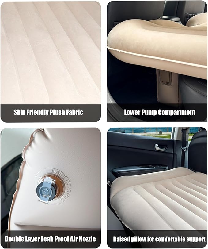 Car Camping Air Beds for Lexus ES/GX/is/LBX/LC/LM/LS/LX/NX/RC/RX Car Air Bed Car Sleeping Mattress Car AccessoriesB-140 * 80 * 45