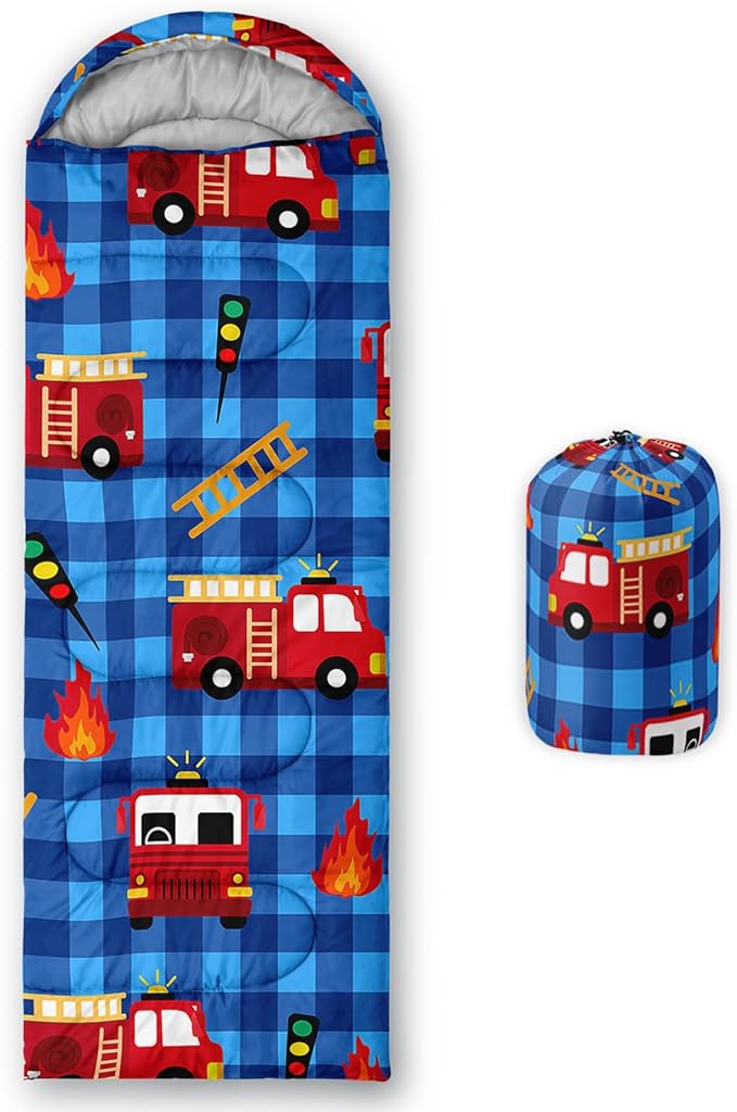 QOOMO Camping Sleeping Bags3 Season Warm &amp Cool WeatherLightweightWaterproof Sleeping Bags for Adults &amp Kids Travelingand Outdoors