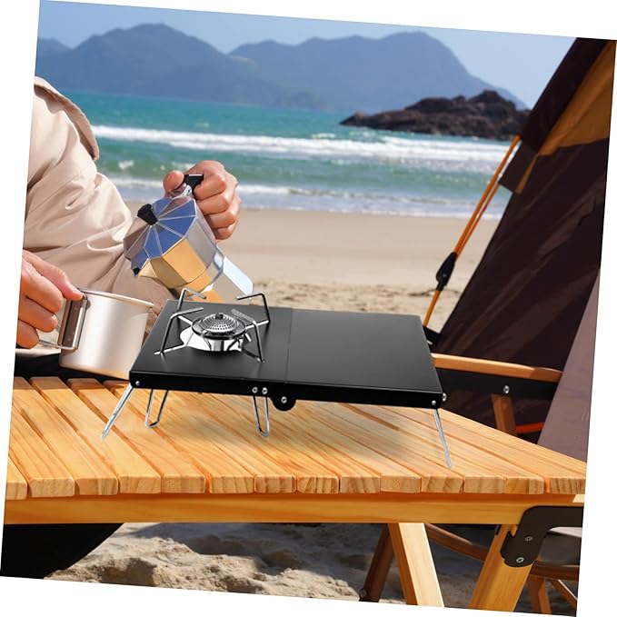 BESPORTBLE Camping Table Adjustable for Outdoor Grill BBQ Side Table for Garden Patio and Use