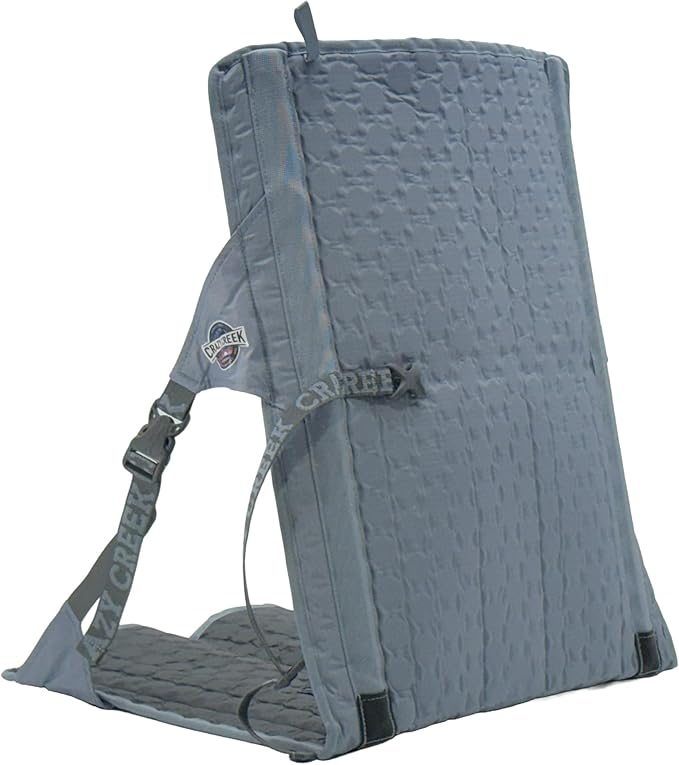 Crazy Creek HEX 2.0 LongBack Chair for Backpacking Camping and Stadium Use Extra Width &amp Back Height for Comfort 250 LBS Weight Capacity Adjustable Straps w/Rock Lockster (R) Buckles Cobalt/S