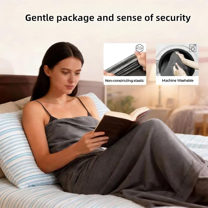 Wearable Sleep Pod Hug Blanket for AdultsPortable Sleeping Bag for Adults Perfect for Stress Relief and Better Sleep Soft and Breathable Fabric Machine Washable