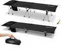 Camping Cot for Adults Height Adjustable Sleeping Cot Supports 300 lbs Lightweight Compact Foldable for Backpacking Hiking Travel Beach Truck &amp Office Nap | Flyernature