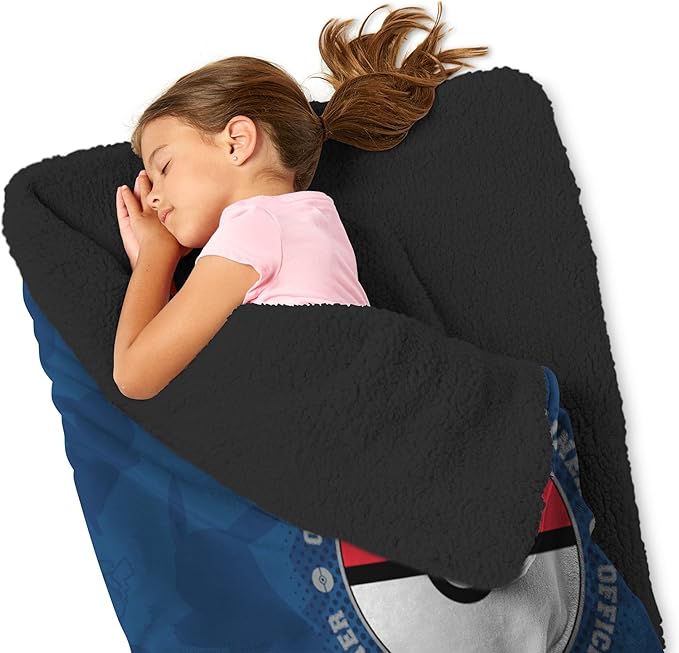 Silk Touch Sherpa Slumber Bag for Boys and Girls Sleeping Bag with Zipper 27 x 56 inches