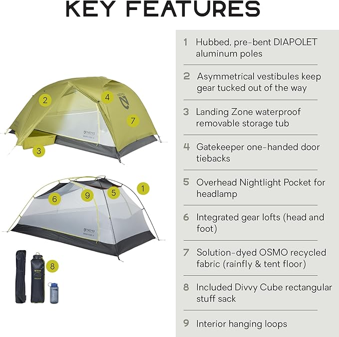 NEMO Equipment Dragonfly OSMO Ultralight Backpacking Tent