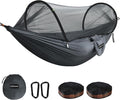 Chihee Ultra-Light Travel Camping Hammock Pop-up Net Hammock 660lbs Load CapacityBreathableQuick-Drying Parachute Nylon 2 Premium Carabiners2 Tree Slings Included for Outdoor Backpacking Hiking