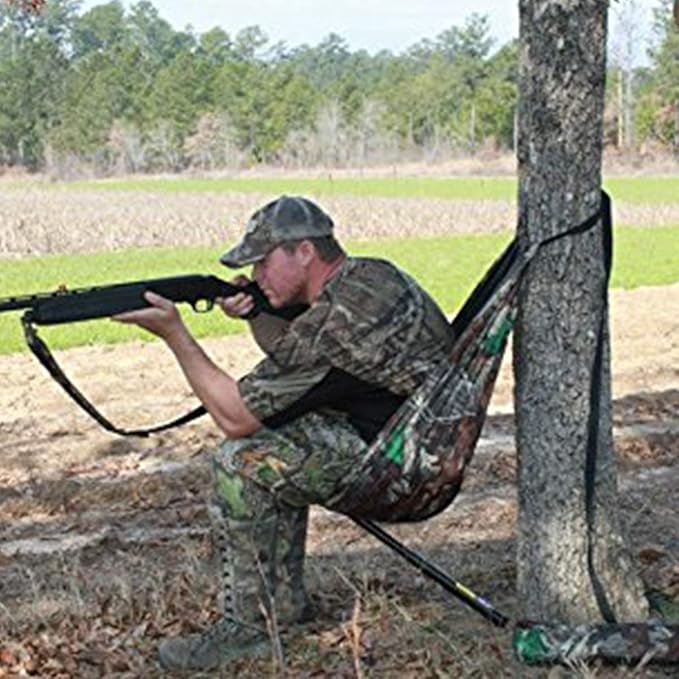 TOYPOPOR Camping Chair | Hammock Style | Hangs on Any Tree | Lightweight &amp Portable Camo