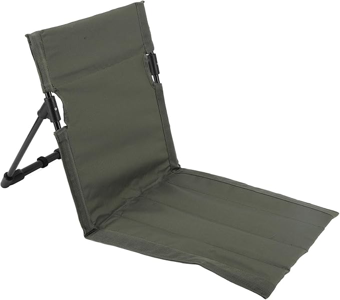 Outdoors Beach Loungers Beach Lounge Chairs Beach Chairs Portable Folding Beach Mat Lounge Chair with Oversized Zippered Pocket Adjustable Backrest Storage Pouch for Camping Beach (OD Green)