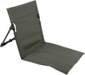 Outdoors Beach Loungers Beach Lounge Chairs Beach Chairs Portable Folding Beach Mat Lounge Chair with Oversized Zippered Pocket Adjustable Backrest Storage Pouch for Camping Beach (OD Green)