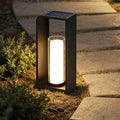 MIXL- Outdoor Solar Floor LanternIP67 Waterproof Landscape LightTall Flameless Outdoor Lamp Suit for Porch Garden Lawn and Driveway