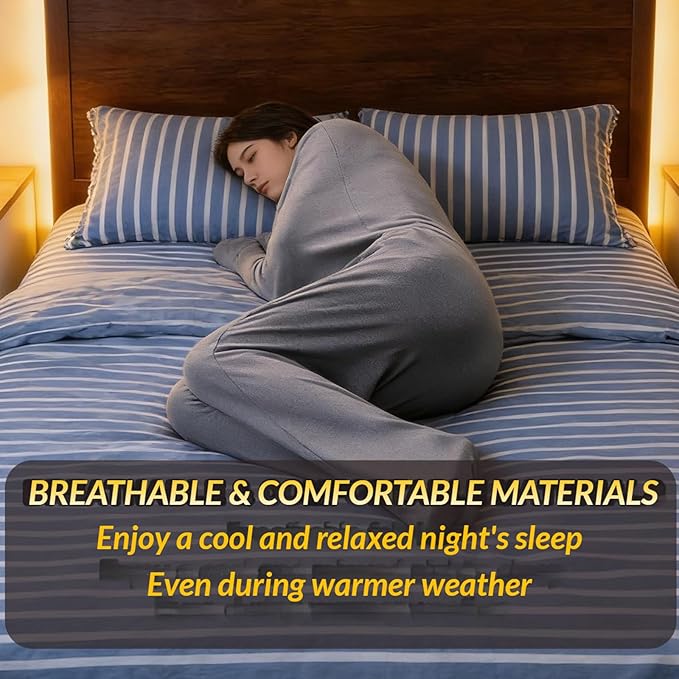 2026 New Wearable Sleep Bag Hug Blanket for Adults Breathable Sensory Compression Blanket for Stress Relief &amp Relaxation Portable Sleeping Bag Ideal Travel Companion