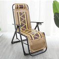 Folding Portable Lounge Chair Reclining Sun Lounger with Adjustable Backrest Bamboo Patio Lawn Chair for Outdoor Beach Balcony and Seniors (B)