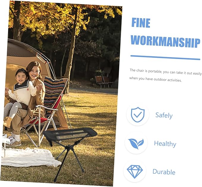UPKOCH Foldable Fishing Stool Lightweight Portable Outdoor Chair for Camping Fishing and Picnics Compact Design for for Outdoor Enthusiasts