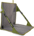 Crazy Creek HEX 2.0 Original Chair for Camping Stadium Seating &amp More Comfort on All Terrains Adjustable Straps Compact Design Water-ResistantOlive/Slate