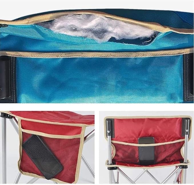 Portable Outdoor Folding Chair for Camping Beach and Fishing with Backrest - Ideal Self-Driving Adventures