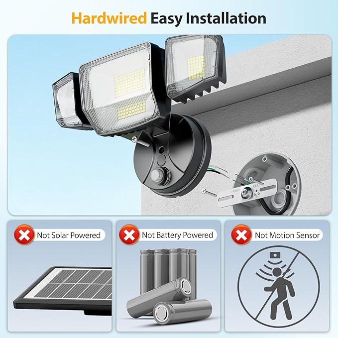 Onforu 90W Dusk to Dawn Outdoor Lighting10000lm Flood Lights OutdoorIP66 Waterproof Black LED Security Light with Photocell6500k Daylight 4 Adjustable Heads Exterior Light Fixture for YardGarden