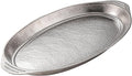 Titanium Fish Plates Oval Serving Dishes Large Capacity Dual-Ear Design Extra-Thick Flat Bottom Perfect for Camping Picnics Outdoor Dining &amp Home Use (L)