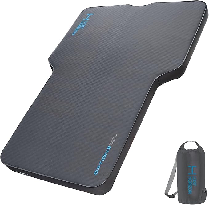 LOSTHORIZON Camping Air Mattress with Foam Self Inflating Sleeping Pad 4.5 Thick R-Value 13 for Rivian R1S