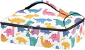 Casserole Carrier Cartoon Pattern DinosaurInsulated Casserole Carrier for Hot or Cold Food Thermal Lunch Tote for Potluck Parties Picnic Beach Fits 9 x 13 Inches Baking Dish
