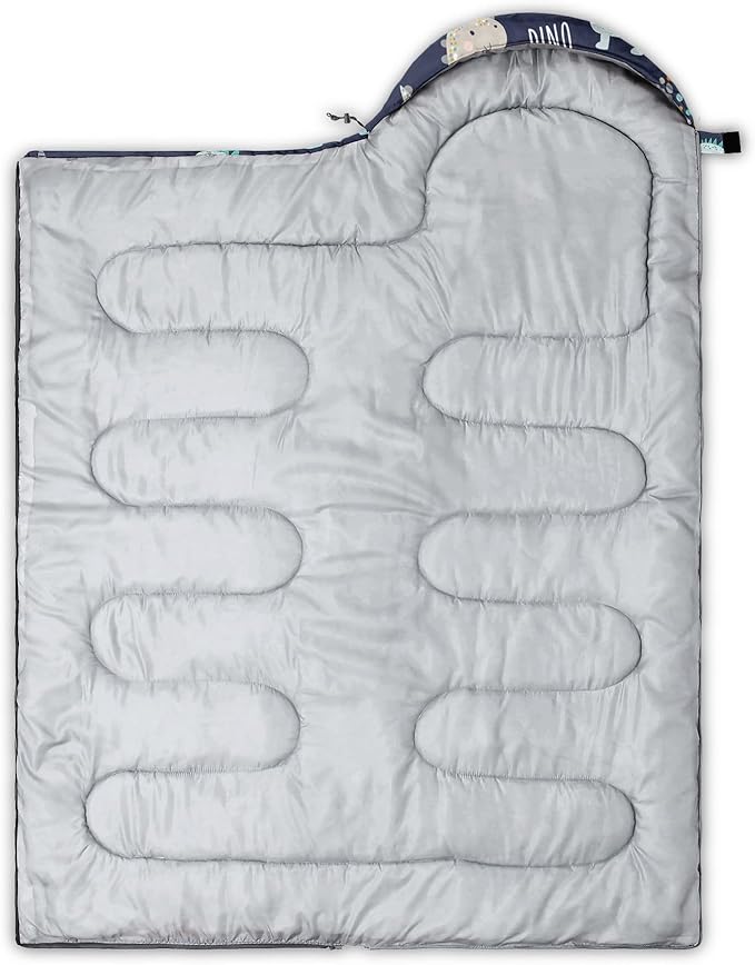 Kids Sleeping Bag for Boys GirlsCute Puppy Print-Lightweight Warm Portable Outdoor Indoor-Waterproof Cold Weather Resistant Sleeping Bag for Camping Hiking