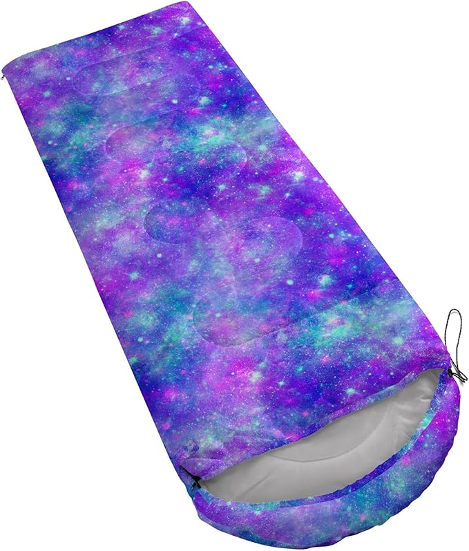 QOOMO Axolotl Cute Camping Sleeping Bags3 Season Warm &amp Cool WeatherLightweightWaterproof Sleeping Bags for Adults &amp KidsTravelingand Outdoors