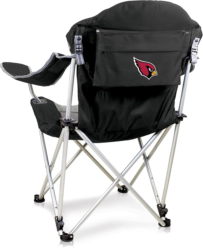 Picnic TIME NFL Unisex-Adult NFL Reclining Camp Chair Beach Chair for Adults Sports Chair with Carry Bag