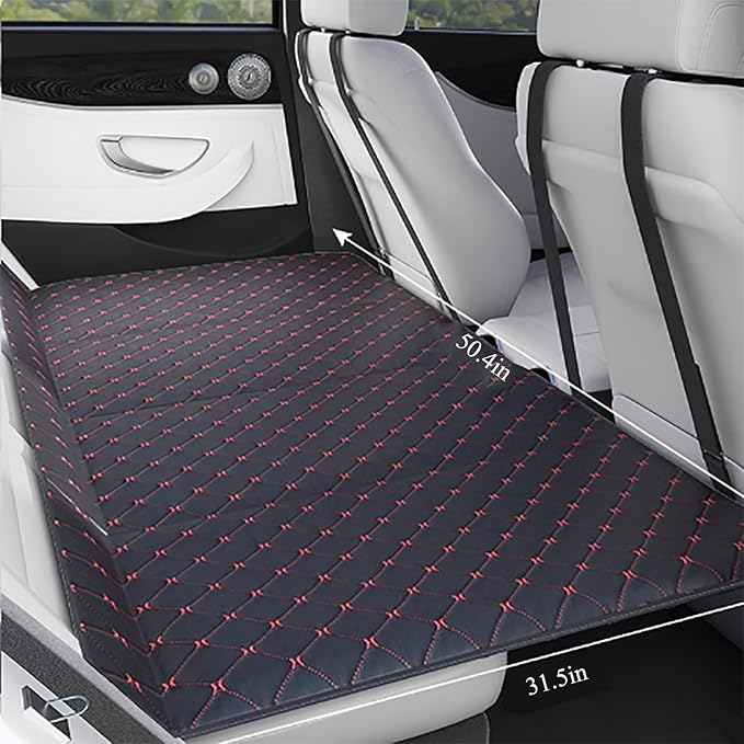 Folding Portable Car Bed MattressNon-Inflatable Car Back Seat BedCar Travel Camping Mattress for Sleeping Car/SUV/Truck