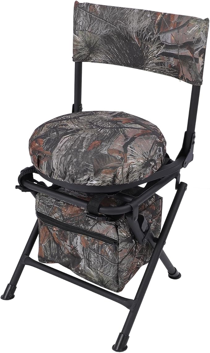 TOPINCN 360 Degree Rotating Camping Chair Portable Outdoor Chair for Fishing Hiking Picnic Made from 600D Oxford Cloth Strong and Lightweight for Camping Sporting Events