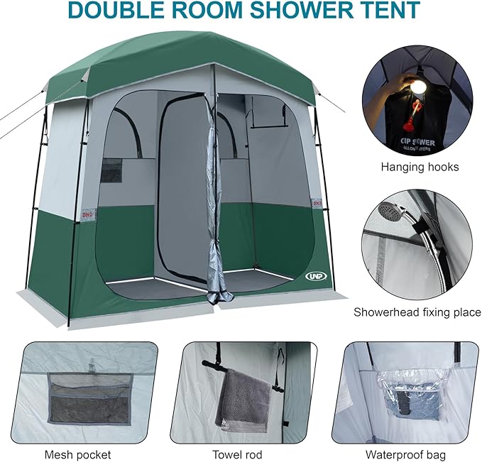 Shower Tent Outdoor Camping Privacy Shelter-Dressing Changing Room-Portable Toilet Tent for Hiking Sun Shelter Picnic Fishing