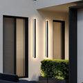 2 Pack 47 Inch Long Outdoor Wall Lights 3000K Black Exterior Light Fixtures Wall Mount Modern Porch Lights Wall Sconce Long LED Modern Outdoor Exterior for House Front Door
