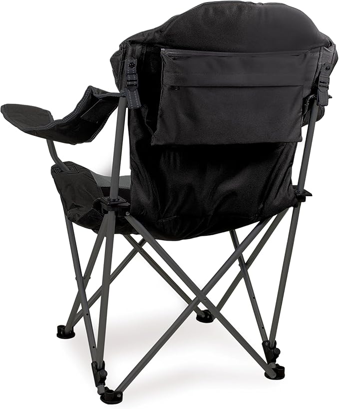Picnic TIME Reclining Camp Chair Beach Chair for Adults Sports Chair with Carry Bag