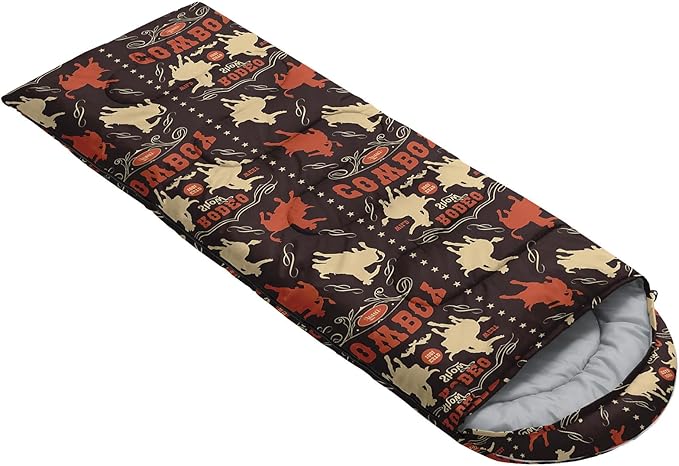 Kids Sleeping Bag for Boys GirlsBlue Ripples Print-Lightweight Warm Portable Outdoor Indoor-Waterproof Cold Weather Resistant Sleeping Bag for Camping Hiking