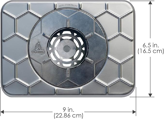 nCamp - Multi-Fuel Portable Camping Stove Portable Gas Stove Portable Wood Stove Single Burner Propane Stove Lightweight w/Collapsible Combustion Chamber (Stove Only). Mini-Stove Compact Stove