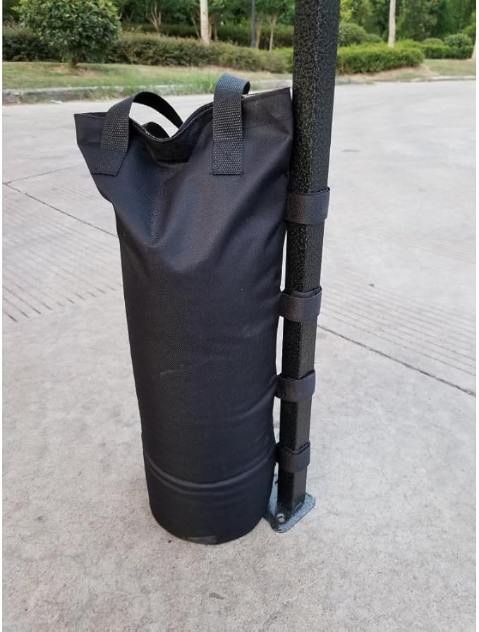 PlayDo Waterproof Black Sandbag for Teardrop Trailer Awning Car SUV Awning Tent Sun Shelter