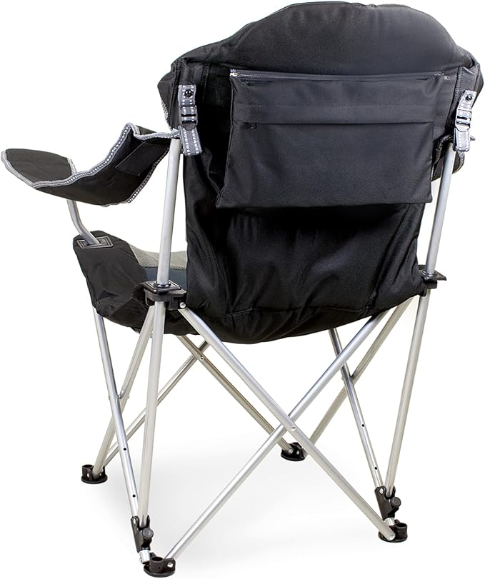 Picnic TIME NCAA Arkansas Razorbacks Reclining Camp Chair - Beach Chair for Adults - Sports Chair with Carry Bag