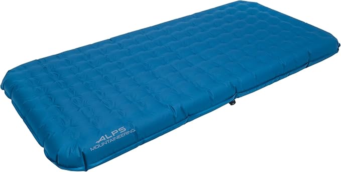 ALPS Mountaineering Vertex Air Bed Twin or Queen Inflatable Mattress Versatile Pump Included